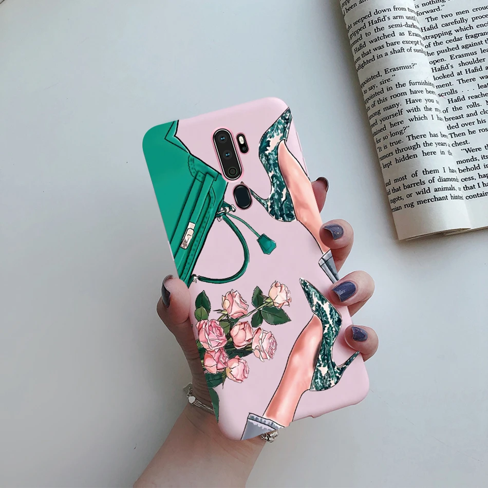 For OPPO A5 2020 Case For OPPO A9 2020 Fashion Phone Back Cover Soft Beauty Girl Silicone Case For OPPO A9 A5 A 5 A 9 2020 Funda cases for oppo cell phone