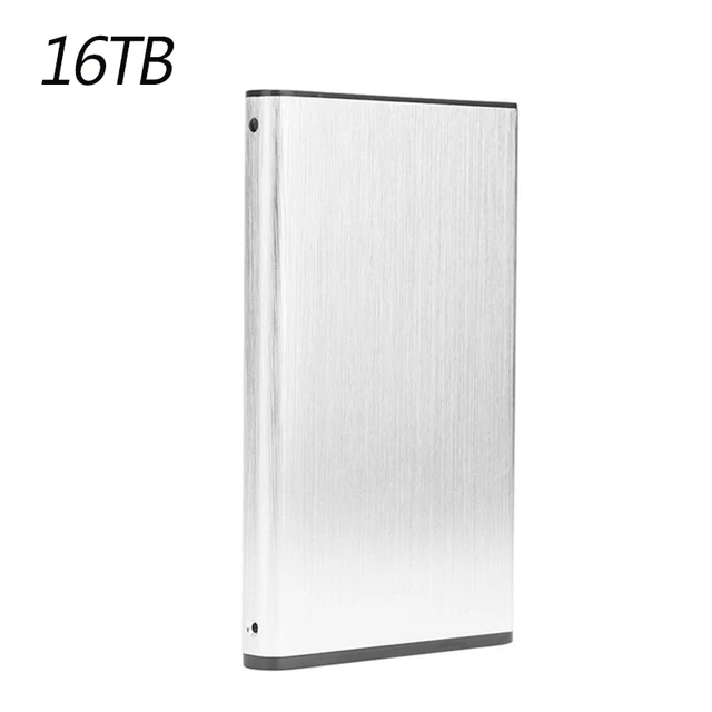 Xiaomi 100% Original High-speed Portable 16TB Portable External Hard Drive Mass Storage USB 3.0 Interface Memory Metal Material 16TB Grey