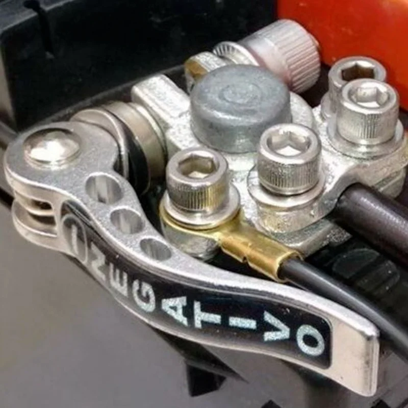 1 Pair Car Battery Terminals Quick Disconnect Auto Cables Connectors Wire Cable Shut-Off Connectors For Car Auto Accessories battery terminals