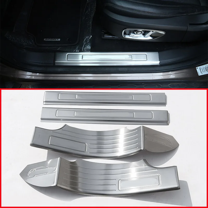 

Stainless Steel Door Sill Protector Plate For Land Rover Discovery Sport 7 Seats 2015-2018 Car Accessories 4pcs gty