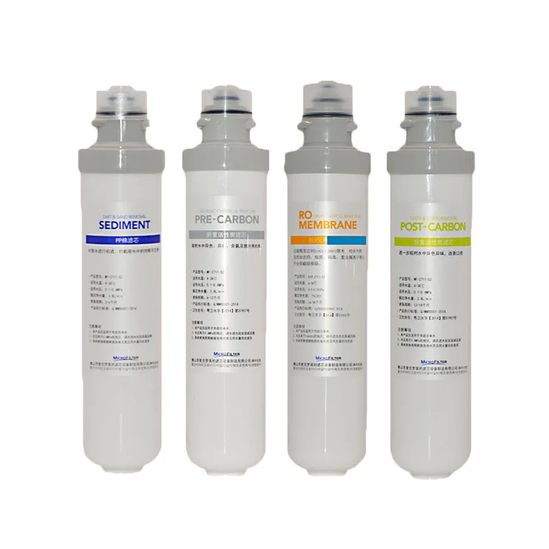 스냅인 카트리지 정수기, 가정용 정수기, E2 단계 PP-UDF-CTO-RO-T33-five 모델