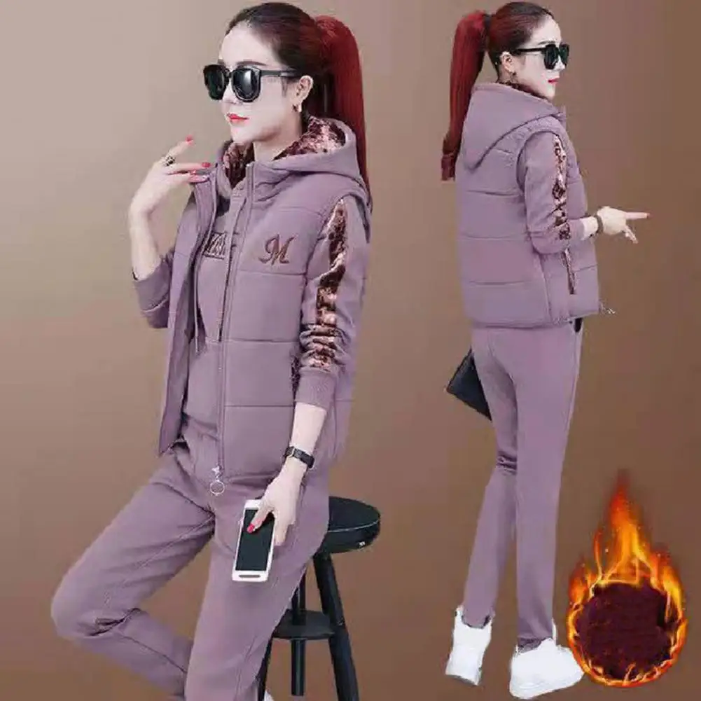 

2023 New Arrival Women's Cute Cat Hooded Outfits Waistcoat Hoodies and Jogger Pants Ladies Daily Casual Sports Jogging Suit