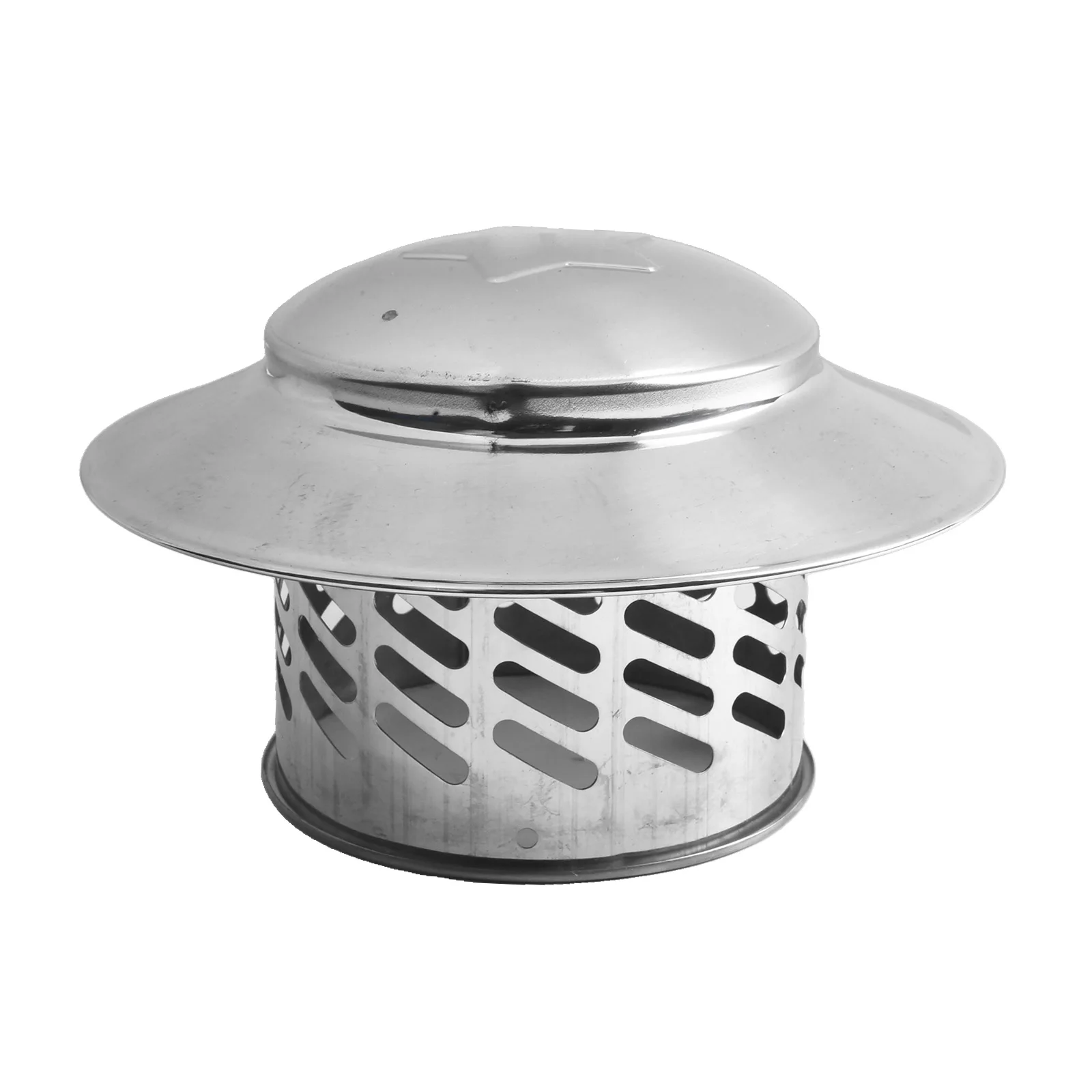 Chimney Cap 80-200mm Stainles Steel Chimney Cap Exterior Wall Air Outlet Roof Pipe Exhaust Hood For Ventilation Ducts Chimneys