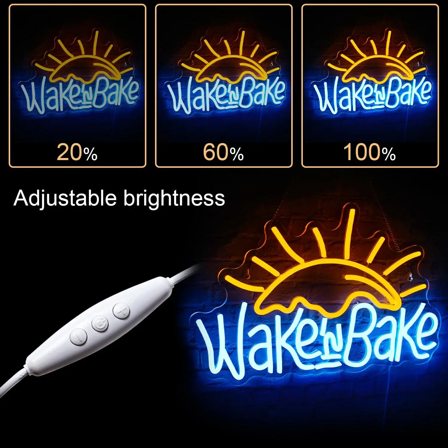 Рисунок 2 - Неоновые вывески Wake in Bake