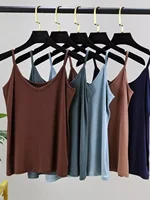 Slimming Effect Modal Svel V-Ne Tank Top Thin Inner Wear for Women Large Size Underwear Comfortable Breathable Base S... - Image 4