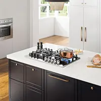30" Built Cooktop in Stainless Steel with 5 Gas Stove Including A 18000 BTU Power Burner, 30IN, Silver 2