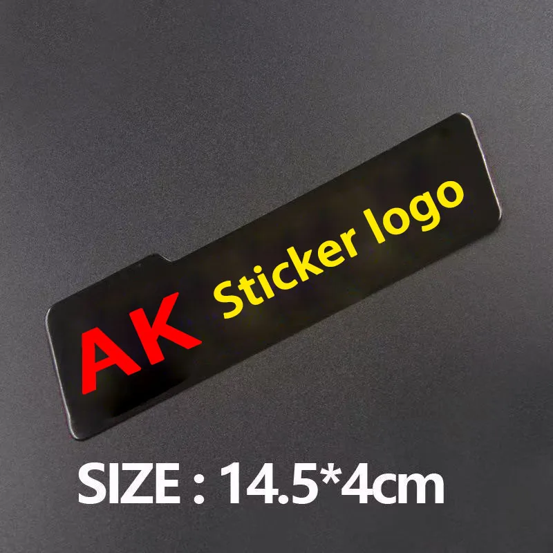 Motorcycle accessories Motorcycle Stickers For Ak Exhaust Pipe Decals High Temperature Resistant Metal Aluminum Waterproof Motorcycle Accessories yamaha Sticker
