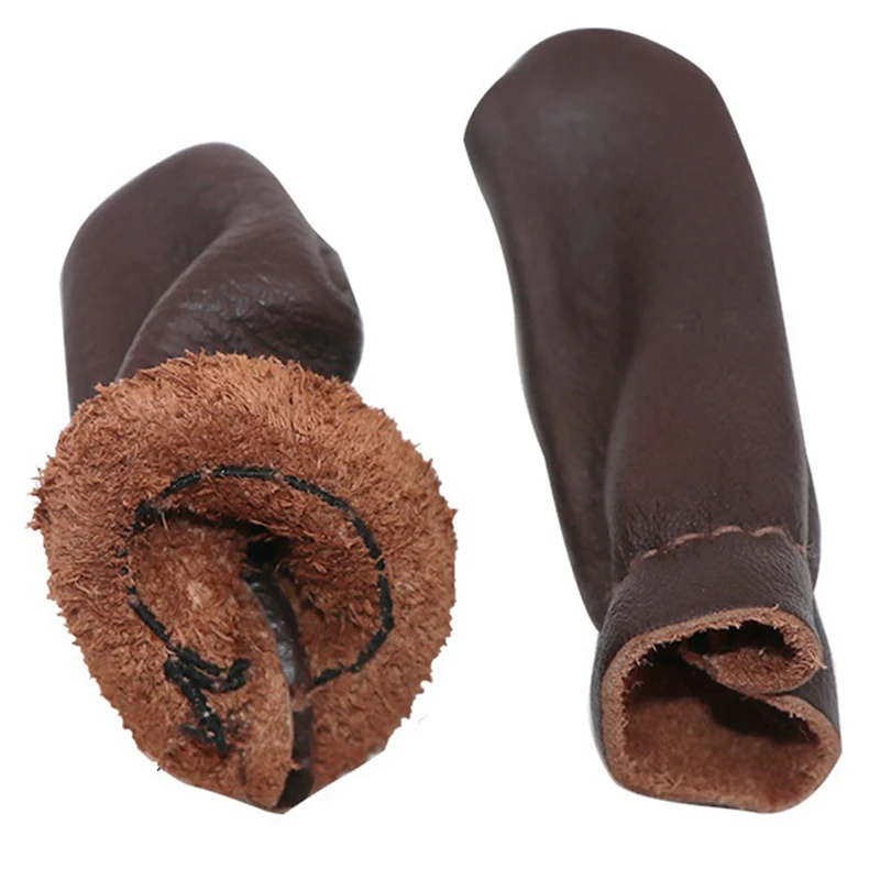 Safe Leather Needle Felting Finger Protector Finger Guard 1/2Pcs For Hand Craft Embroidery