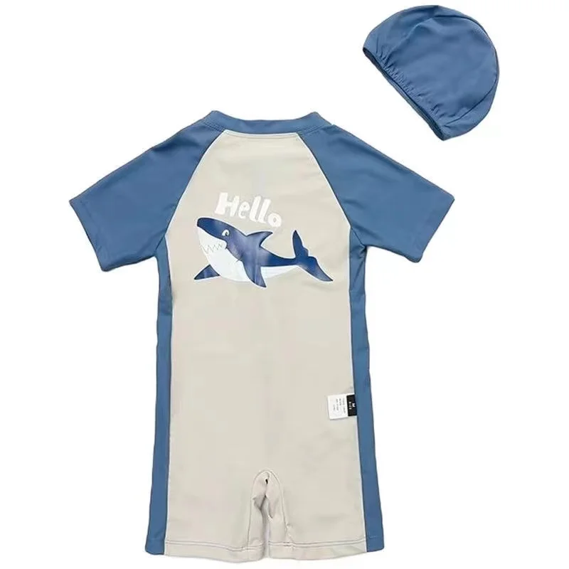 One-Piece Swimsuit for Boys, Swimming Wear, Holiday Wear, Beach Swimming Pool Suits, High Quality