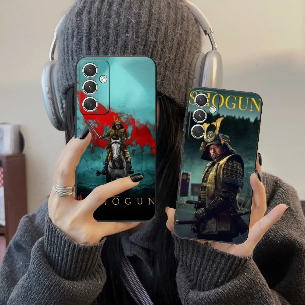Fashion Shogun Mobile Cell Phone Case For Samsung Galaxy S24 S23 S22 S21 S20 S10 S9 Plus Fe Ultra Lite Black Phone Cover Funda