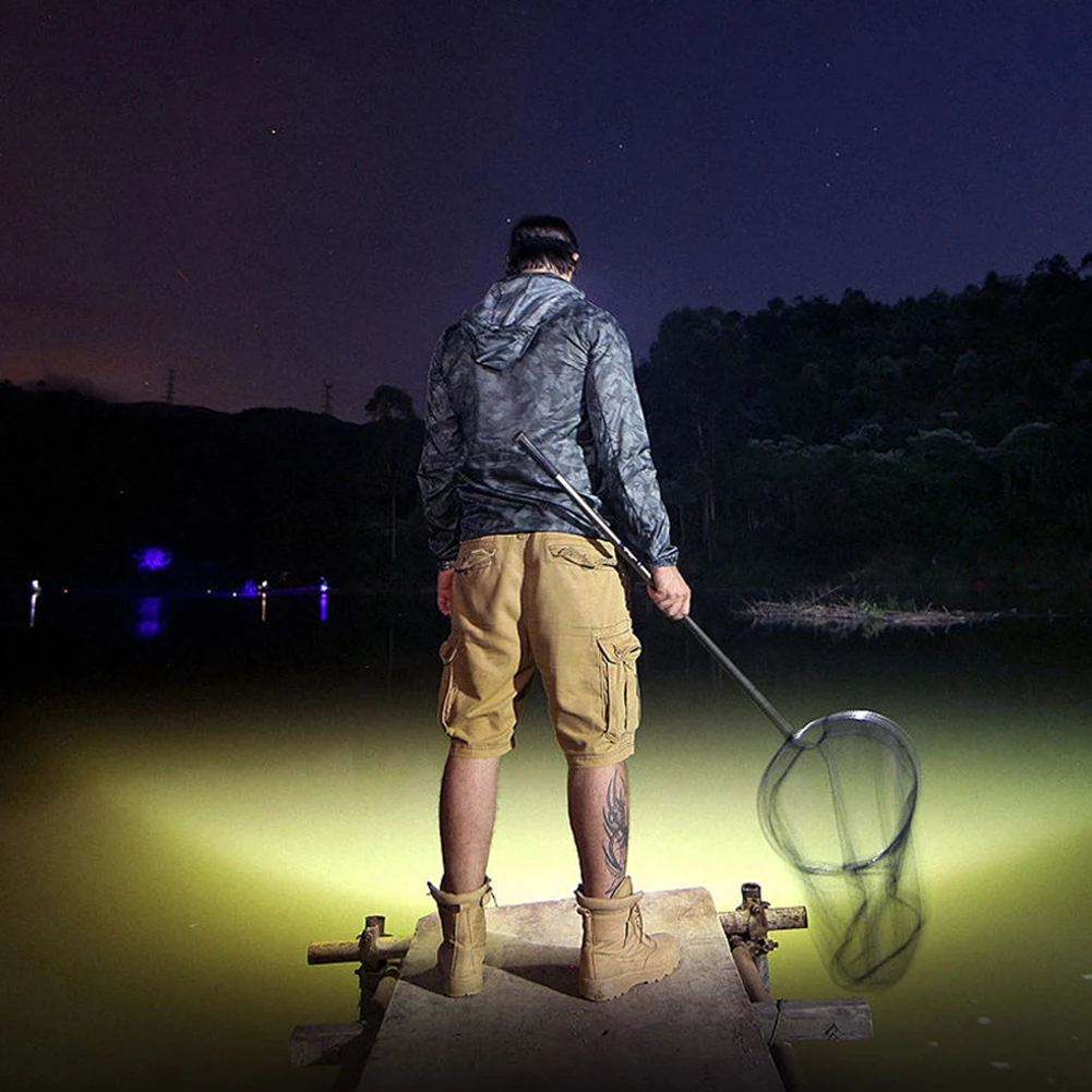 Description Picture 6 of itemUSB Rechargeable LED Headlamp 4 Modes Flashlight IPX4 Waterproof Head Light for Camping Hiking Fishing Biking Running