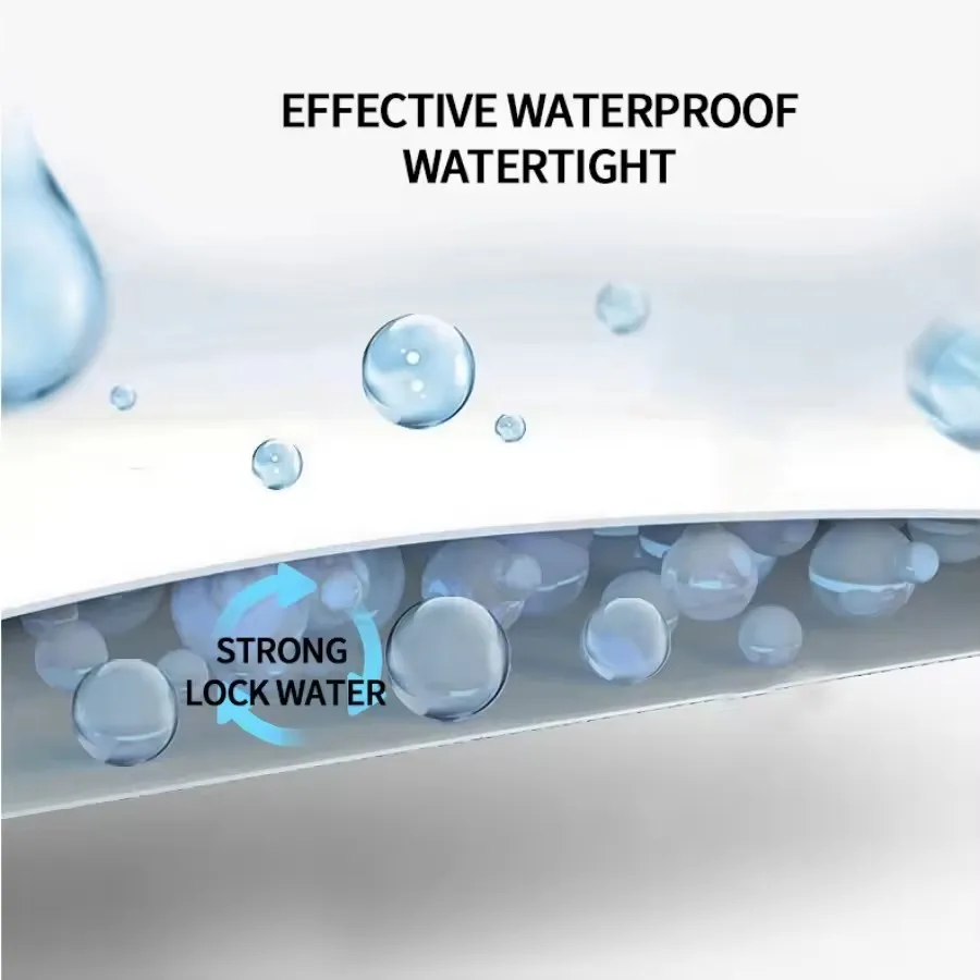 Waterproof Fitted Bed Sheet with 360 Elastic Band Quilted Mattress Protector Cover for Single Double King Queen Size Bedsheet 4