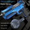 Water Gun 2024 New Gatling Mechanical Boy Electric Toy Outdoor Interactive Battle Toy Summer Fully Rechargeable Long-Range 5