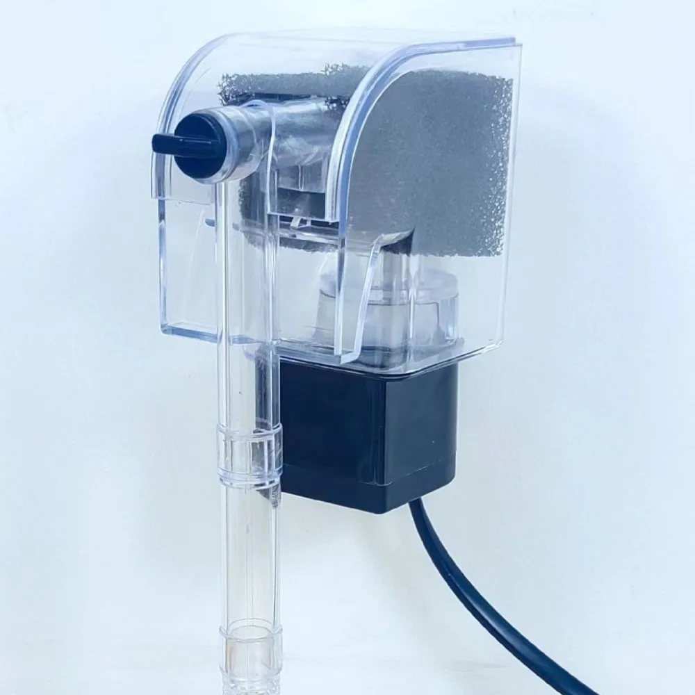 Silent Operation Aquarium Filter EU/US Plug Water Purification Fish Tank Filter Anti-Suction Fish Transparent External Filter