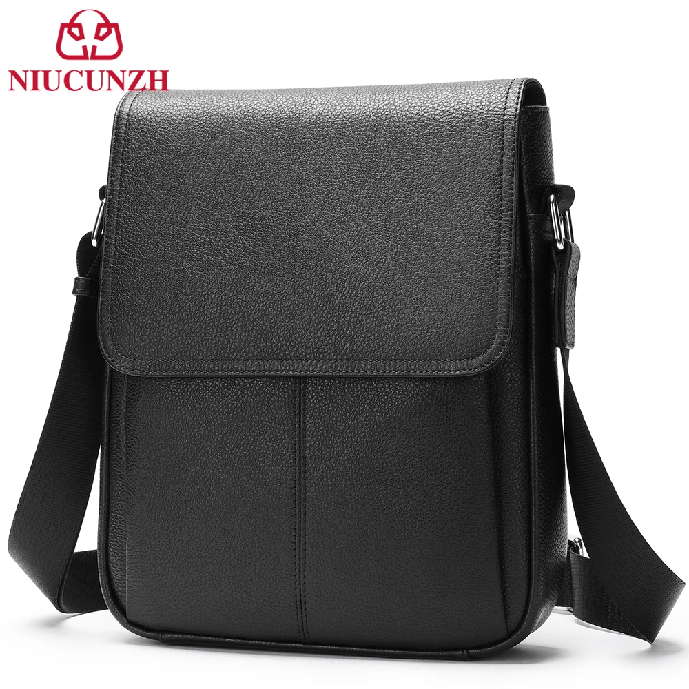Niucunzh Men's Bags Genuine Leather Shoulder Bag For Men Casual ...
