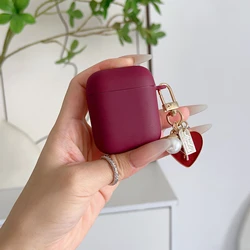 Monochrome Earphone Protective Case - Airpods 3 (Claret)
