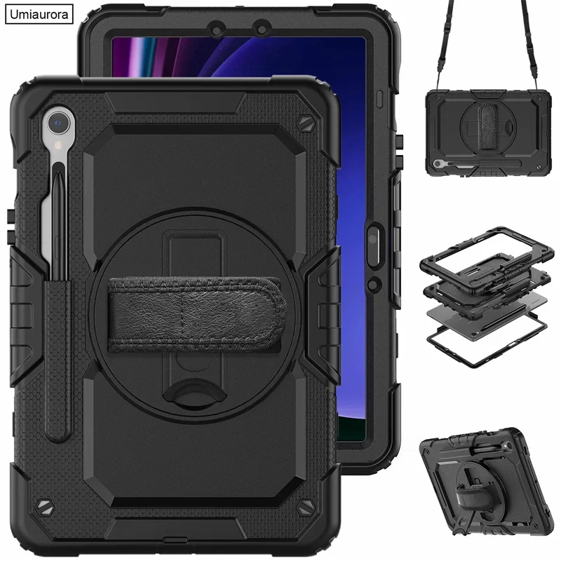 Heavy Duty Shockproof Kids Tablet Case with Silicone Armor Stand
