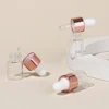 3pcs 2ml Clear Mini Glass Dropper Bottles Small with Glass Eye Dropper for Essential Oils Sample Traveling 6