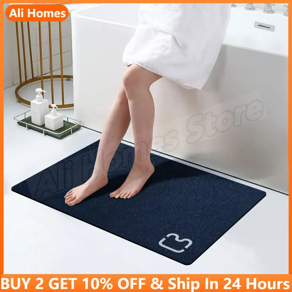 40x60cmDiatomaceousEarthBathMatSuperAbsorbentQuickDryingDouble