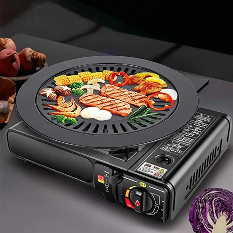 Smokeless Barbecue Grill Pan Gas Household Non-Stick Gas Stove Plate Electric Stove Baking Tray BBQ Grill Barbecue Tools Outdoor barbecue grill gas stove barbecue stove barbecue charcoal stove barbecue electric stove
