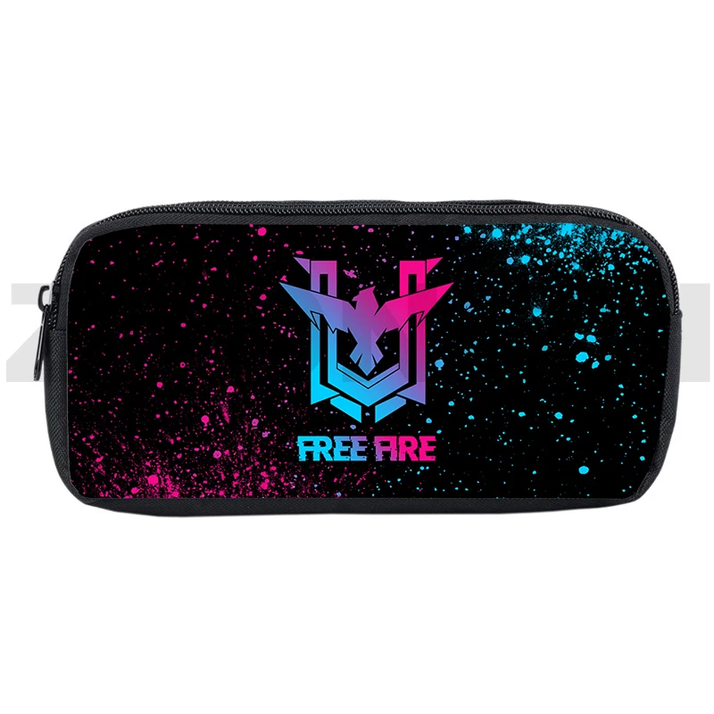 

2023, футляр для косметики Free Fire Garena 3D, смешная игровая косметичка, Повседневная сумка для туалетных принадлежностей, студенческие сумки для хранения, школьные принадлежности для подростков и аниме