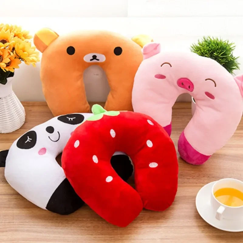 Cute Neck Pillow Creative U-shaped Neck Pillow Suitable for Outdoor Travel, Reducing Your Fatigue