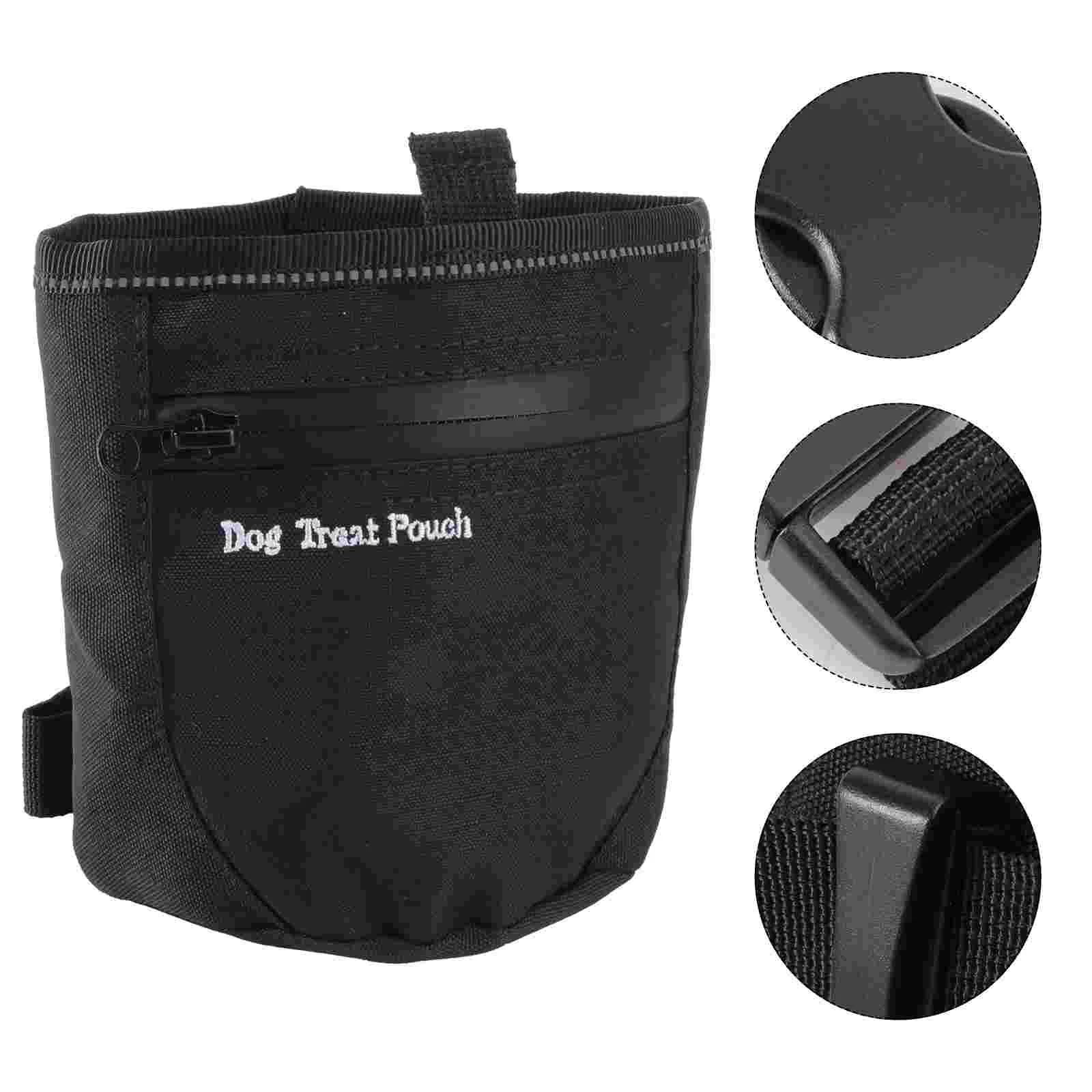 

Dog Treat Pouch Pet Snack Bag Hands Free Training Waist Bag Drawstring Carries Pet Toys Food Bag Pouch Professional Training