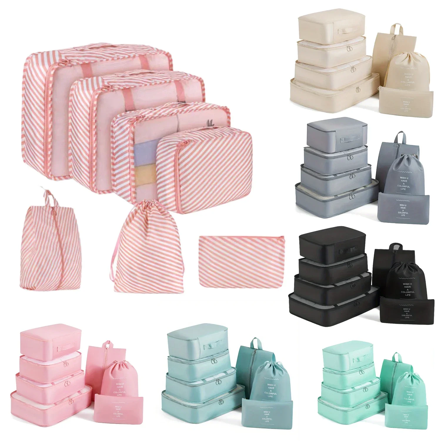 7pcs Travel Packing Cube Set 1