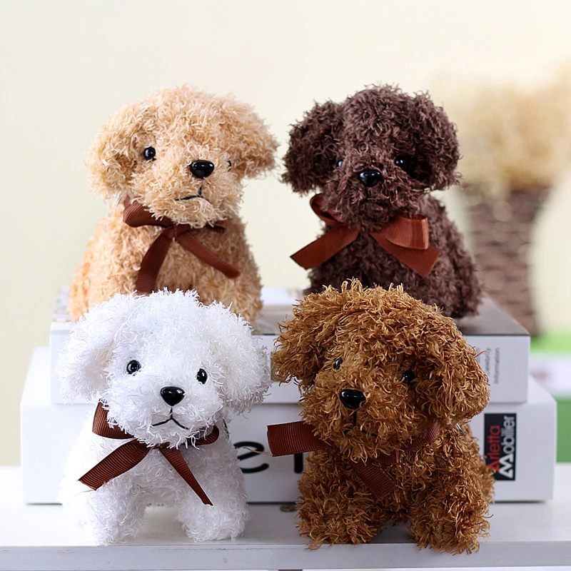 

12cm Simulation Teddy Dog Plush Toys Puppy Dog Doll Cute Children Dolls Children's Day Gift Girlfriend Gift