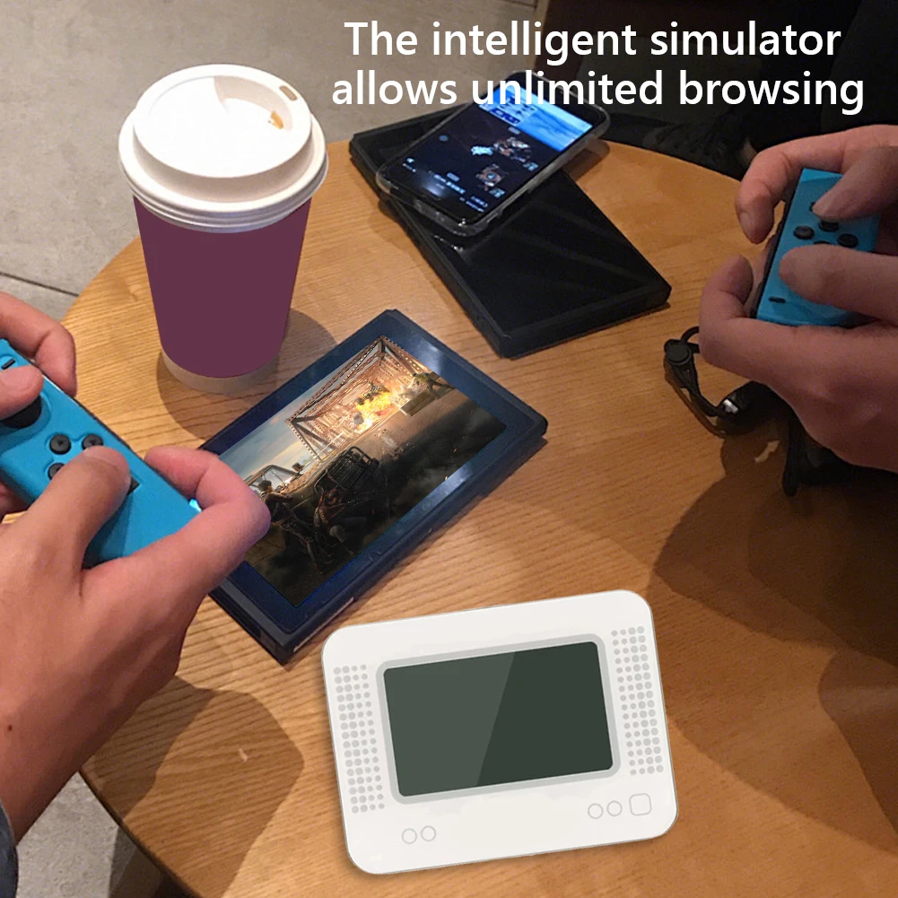 For Nintendo Amibo Universal Smart Game Simulator Rechargeable NFC Pixl Emulator Lighgtweight Bluetooth-Compatible Game Emulator