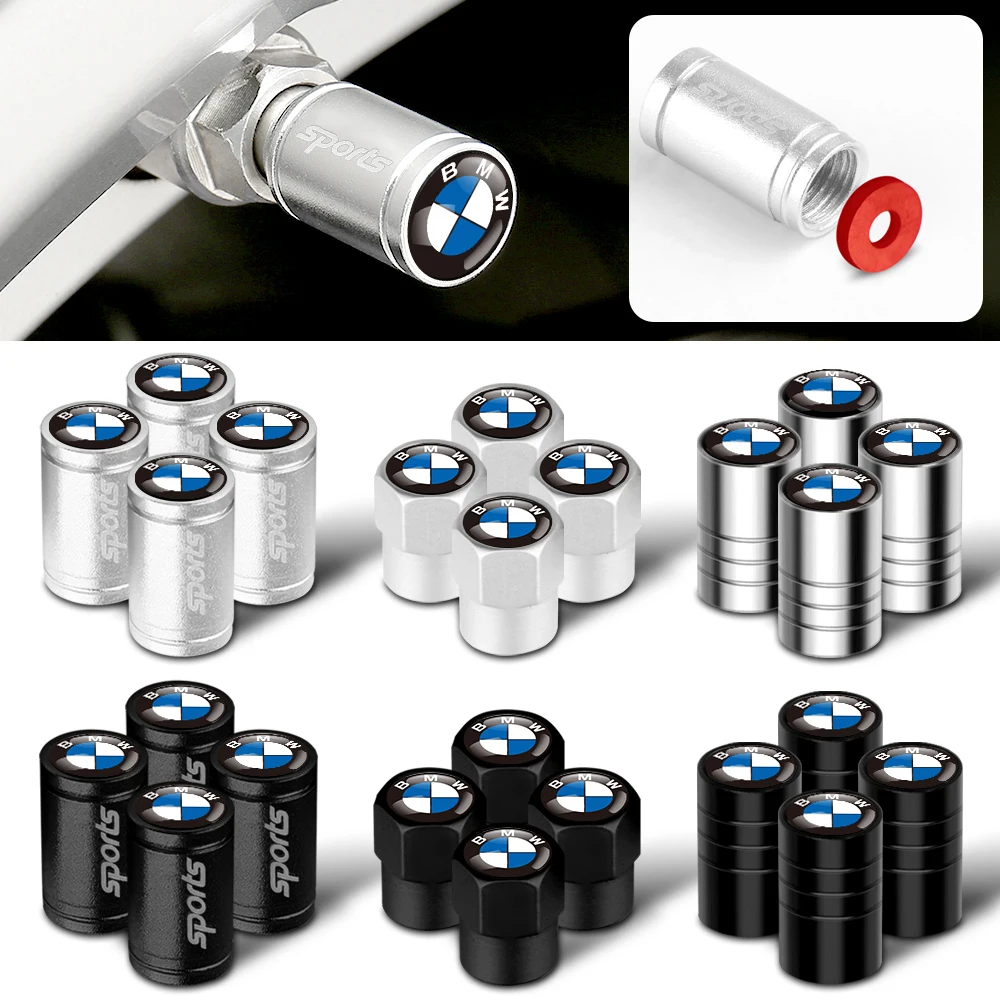 Car Metal Wheel Tire valve caps tire valve cap For BMW 1 2 3 4 5 6 7 Series X1 X3 X4 X5 X6 X2 X7 F10 F15 F16 F20 F30 M E36 E46