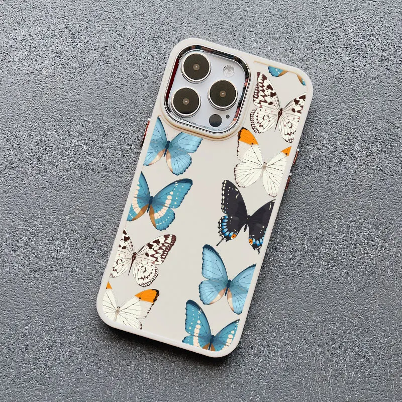Elegant Butterfly Silicone Phone Case - New Fashion Cover