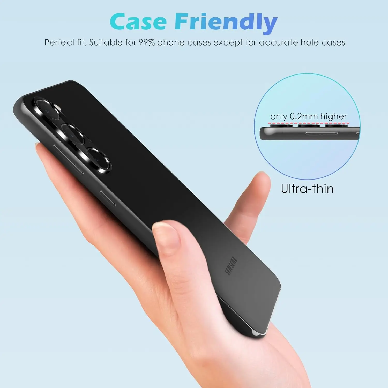 Premium 9H HD Camera Lens Protector Film - 2/4 Pack