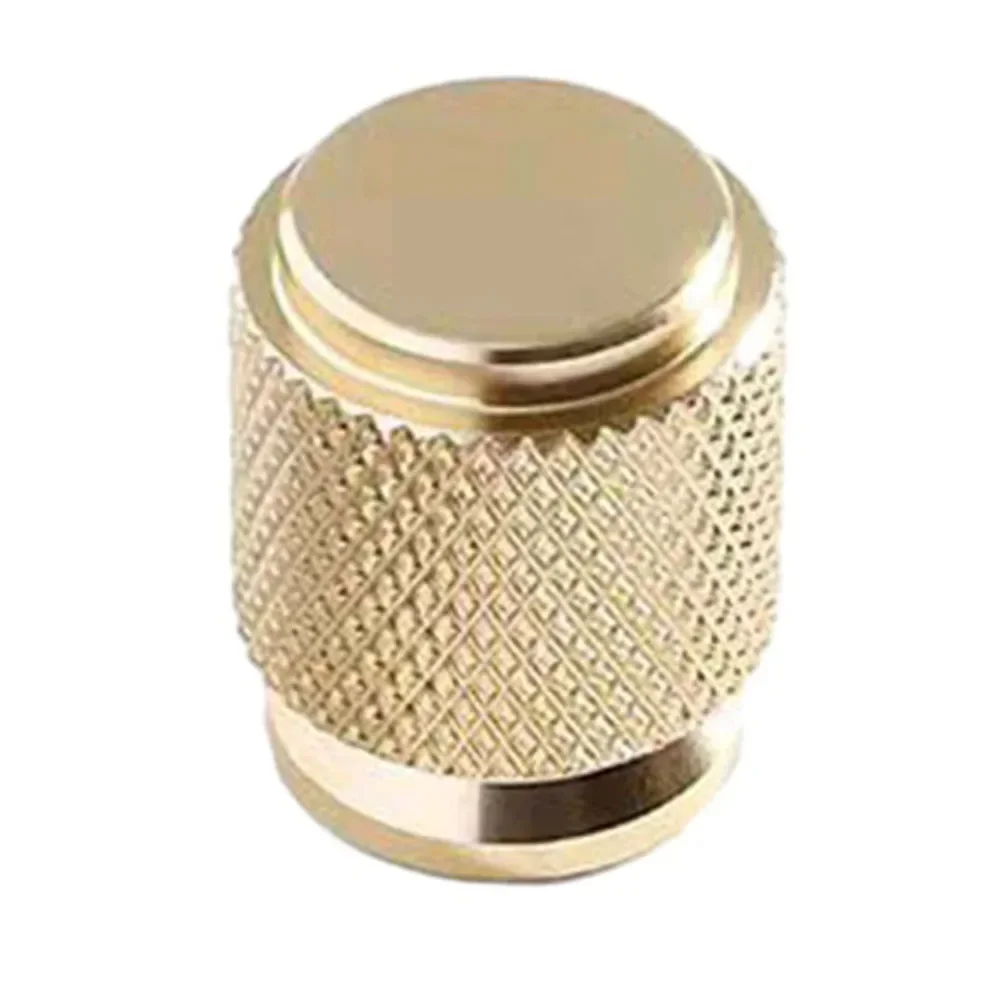 Knurled Cabinet Knob Matt Black Aluminium Cabinet Door Cupboard Wardrobe Drawer Round Pulls Funiture Handle Home Hardware Parts