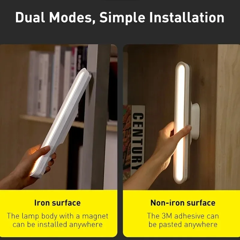 Mirror Lights LED Makeup Lamp Light USB Eye Protection Rechargeable Portable Hanging Magnetic Lamp Touch Switch Mirror Light Selfie