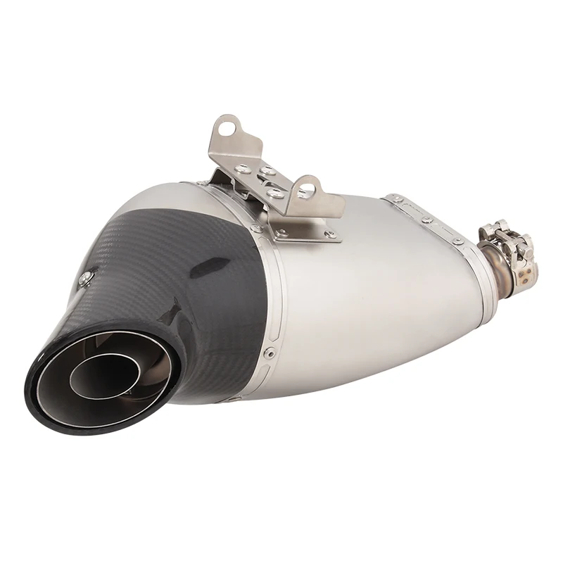 Exhaust Tail Pipe For QJMOTOR SRK600SRK600RR 20-22 Motorcycle Escape Muffler Stainless Steel Carbon Head Removable DB Killer - Image 3