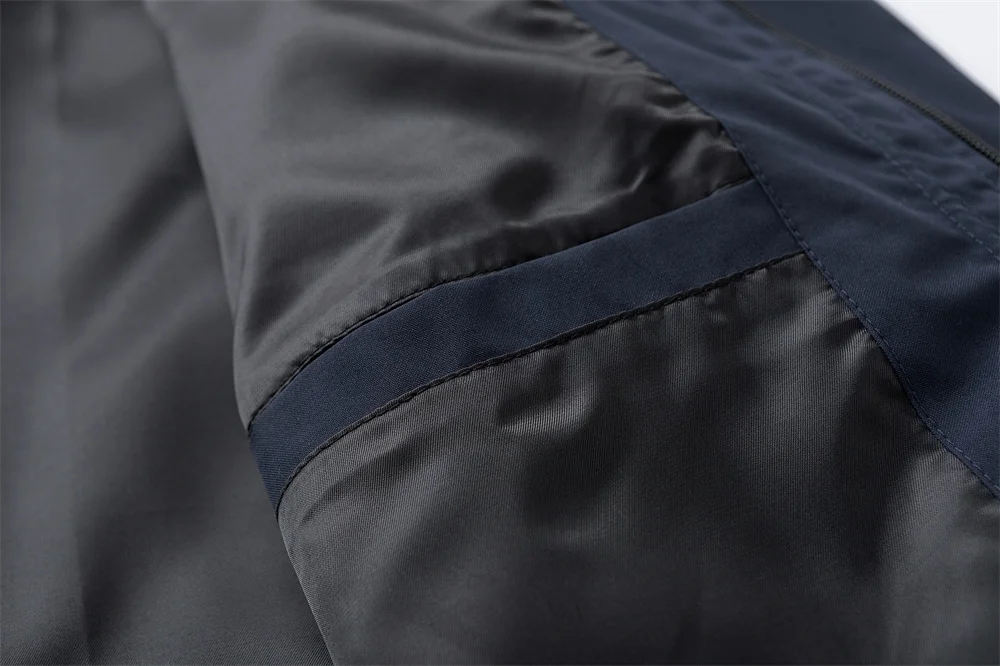 Windproof Waterproof Jacket - Plus Size Workwear Coat With Breathable Zipper Closure