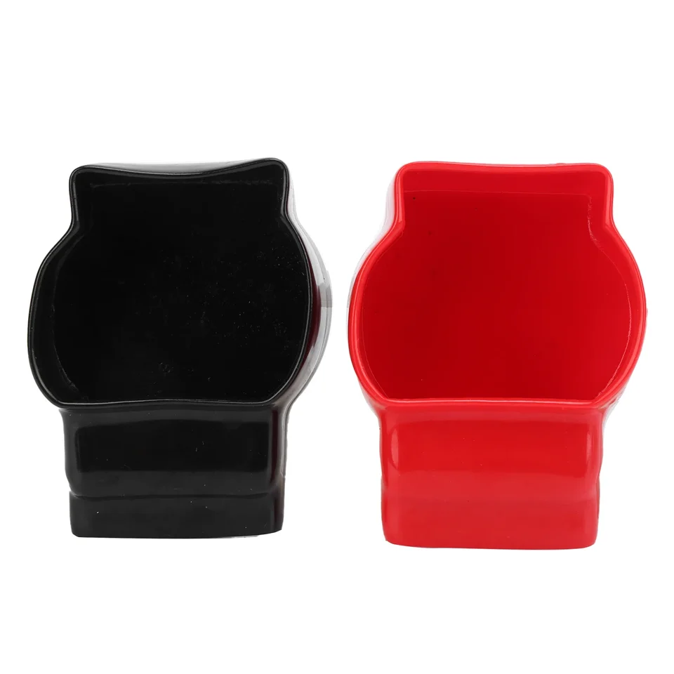 VekAuto Battery Terminal Insulation Covers 1 Pair - 16mm 12mm ID PVC Red Black Post Caps For Car Truck Motorcycle - View #7