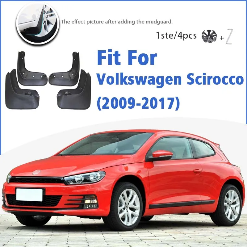

Mudguard For Volkswagen VW Scirocco 2009~2017 3rd Front Rear Mudflaps Mudguards Car Accessories Auto Styline Splash Guard Fender