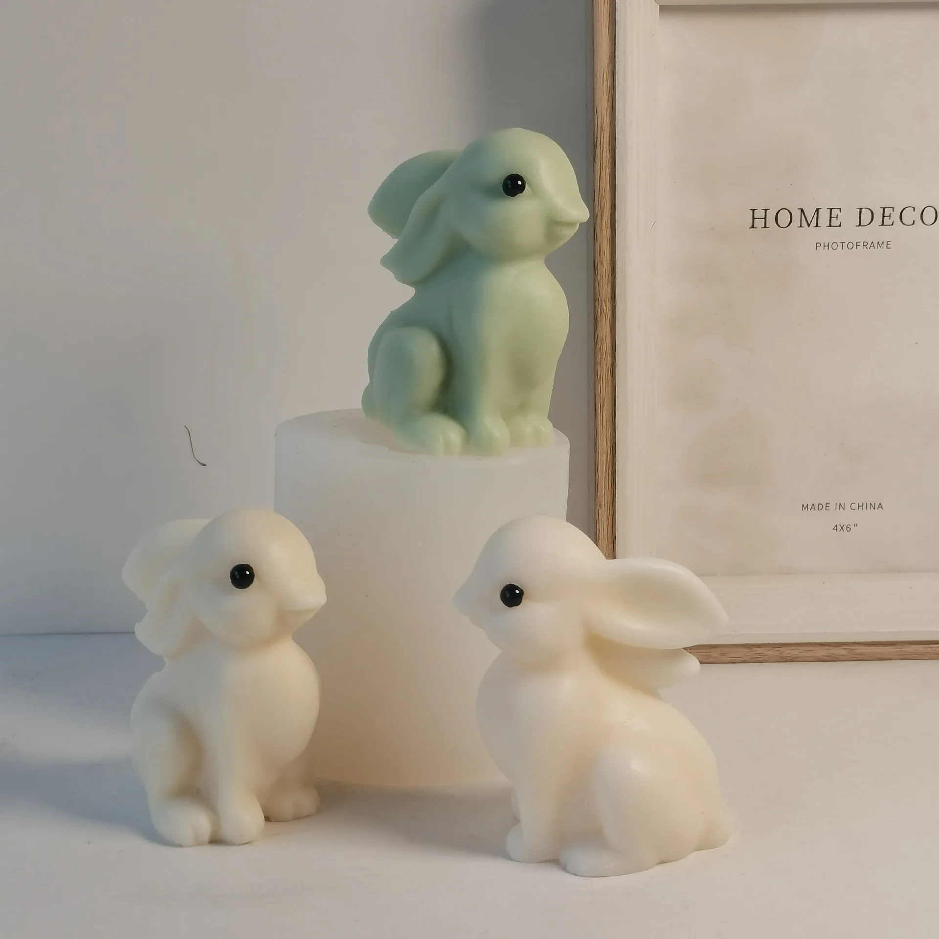 

Новые силиконовые 3D Пластыри для кроликов, искусственные силиконовые формы, формы для ароматизированных свечей для эпоксидной смолы