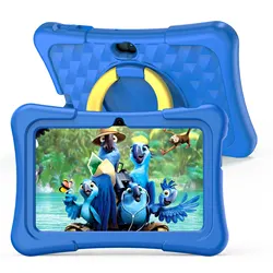 Children's 7-Inch Educational Tablet with Pre-Installed Learning Software and Protective Case for US (BLUE)