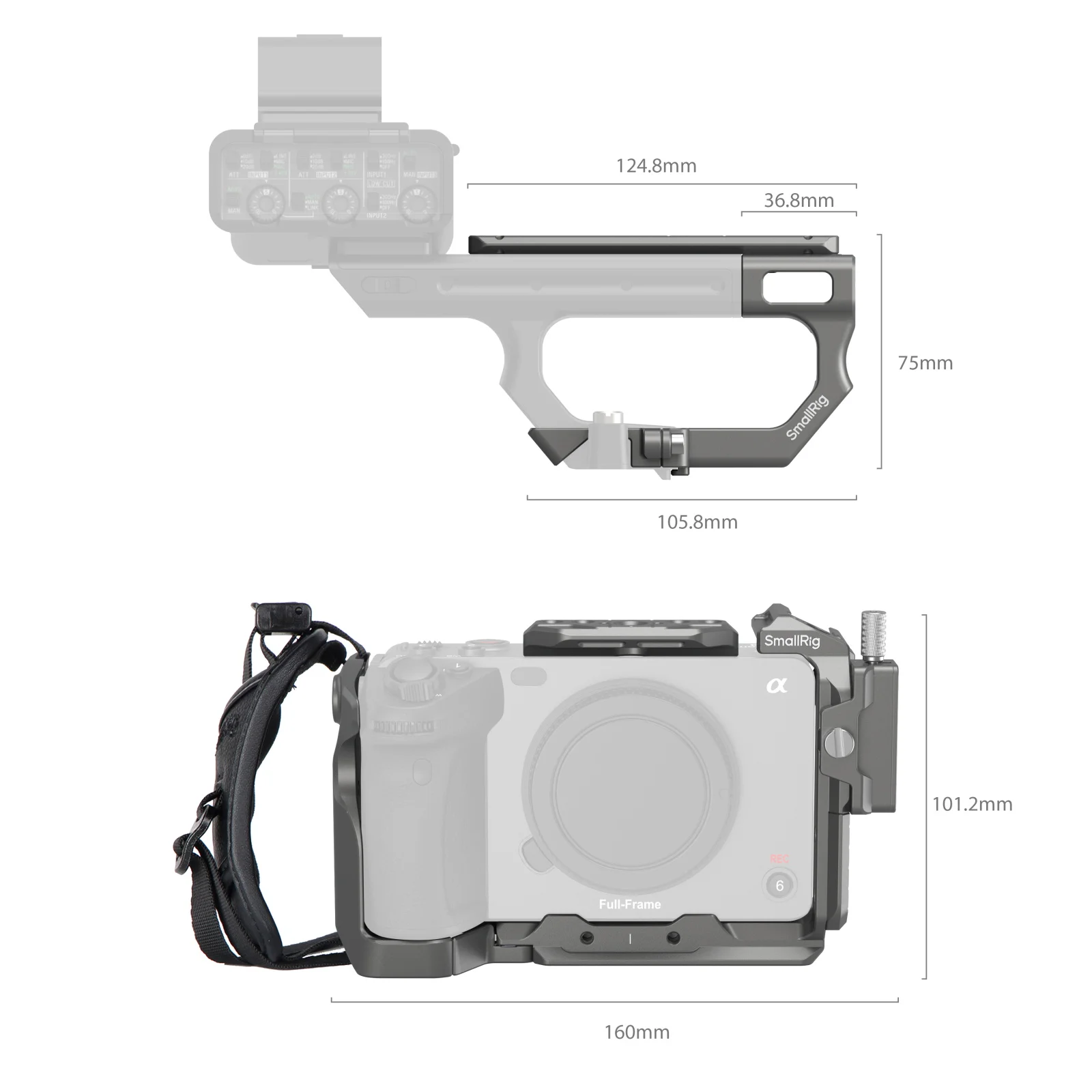 FX30 Cage HawkLock Quick Release Advanced Cage Kit for Sony FX3 / FX30, With Cab