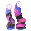 Soft Animal Silicone Monster Realistic Dildo Strong Suction Cup Large ButtPlug Starry Dragon Thick Dildo Anal Sex Toys for Women 1