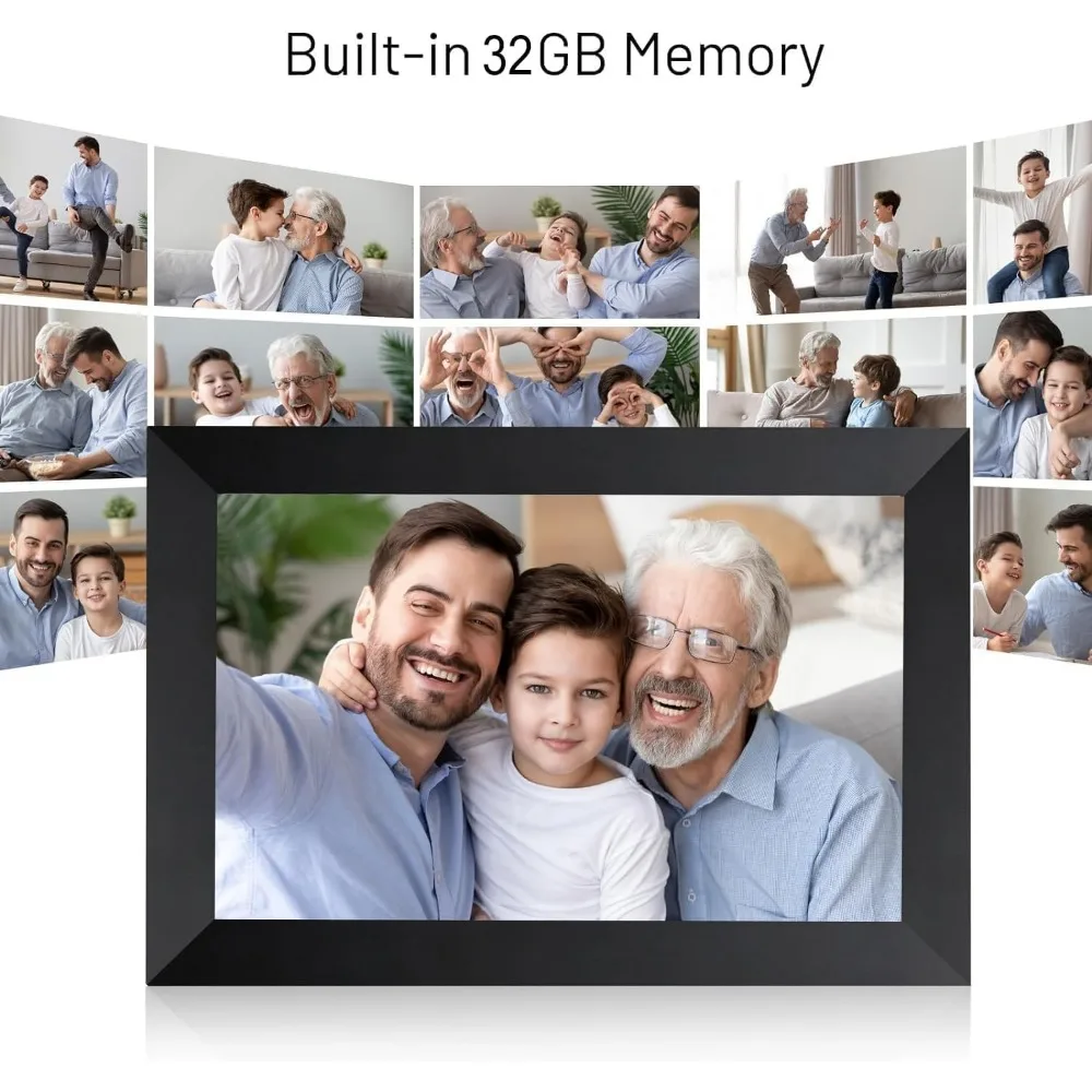 Digital Picture Frame    Large WiFi Digital Photo Frame with FHD Touchscreen, Built-in 64GB Storage 4