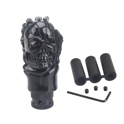 Skull - Shaped Gear Shift Knob - Unique Car Accessory & Decor (PURPLE)