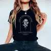 Women Cotton T Shirt Look like the Innocent Flower Shirt Classic Literature Play Shirt Literary Reading Tee Fashion Crop Tops
