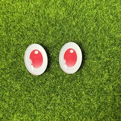 Customizable Eye Replacement Parts for Labubu Dolls - Simulation Changing Eye Slices, DIY Doll Accessories (3rd Gen- red eyes)