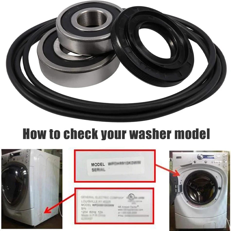 

4036ER2004A Front Load Washer Tub Bearings and Seal Kit for LG & Kenmore Etc Rotate Quiet Deep Groove Ball Bearings