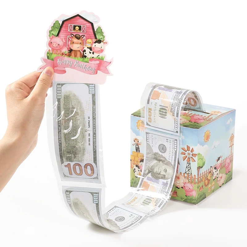 Birthday Money Gift Boxes with Pull-Out Happy Birthday Card, Fun Cash Surprise Packagin... - SKU MGB01127 - UGI Packaging