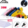20W Hot Melt Glue Gun Mini Household Industrial Silicone Guns DIY Heat Temperature Thermo Electric Repair Tool With Glue Sticks 1